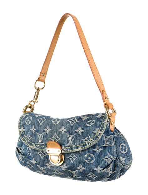 lv demin bag|louis vuitton pleaty denim bag.